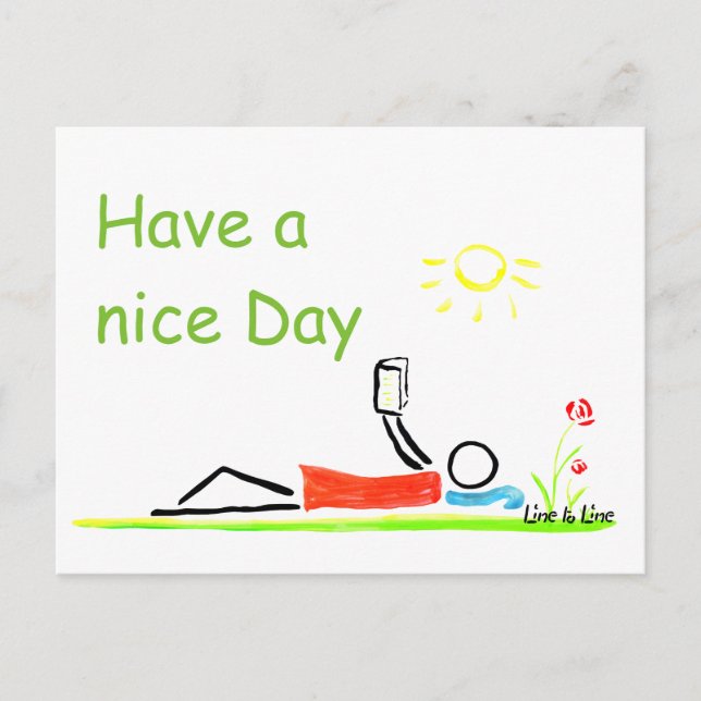 nice Day Postcard (Front)