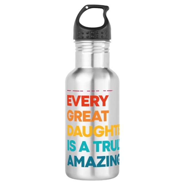 Nice Design Expression text for Mothers day  710 Ml Water Bottle (Front)
