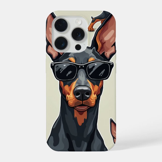 Nice Doberman phone case (Back)