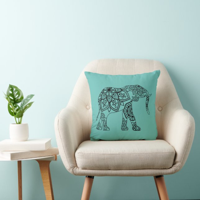 Nice Elephant Mandala Design 3 Cushion (Chair)
