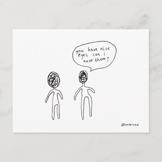 nice eyes postcard (Front)