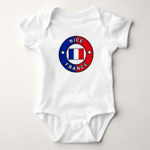Nice France Baby Bodysuit