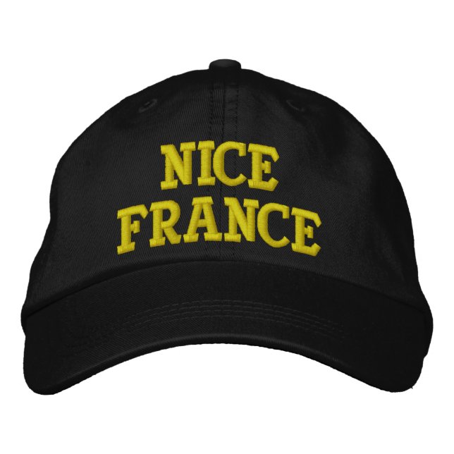 NICE FRANCE EMBROIDERED HAT (Front)