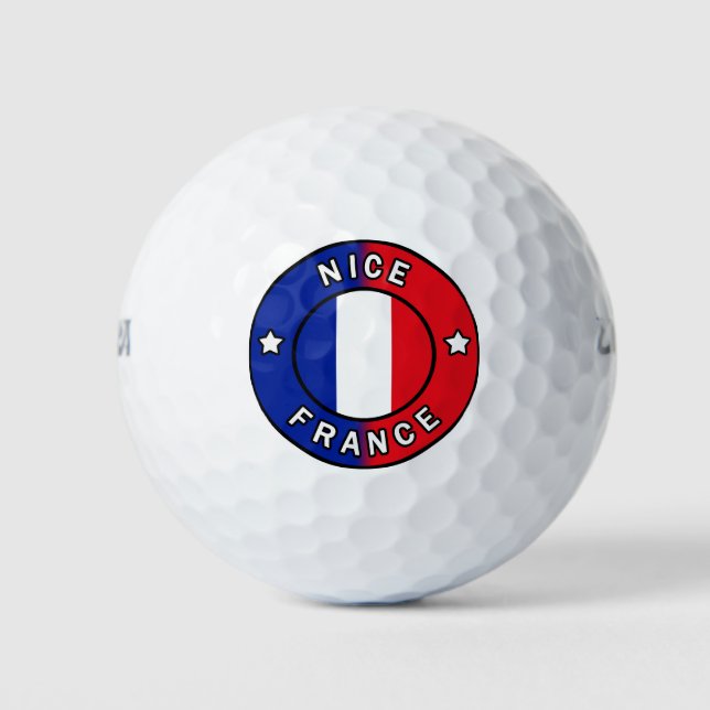 Nice France Golf Balls (Front)