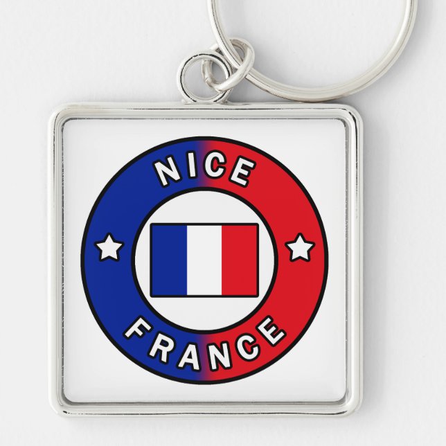 Nice France Key Ring (Front)