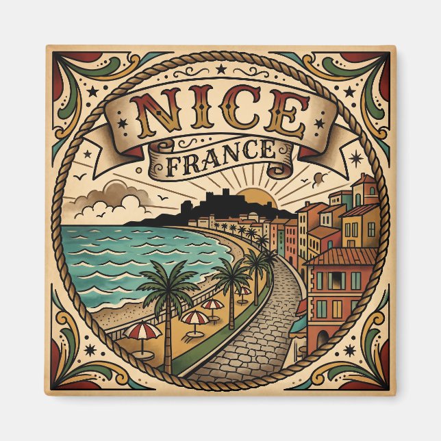 Nice France Magnet (Front)
