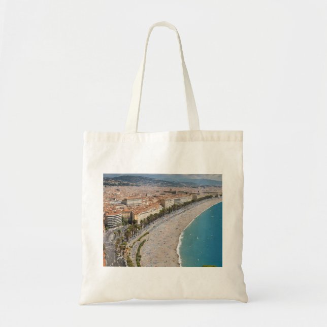 Nice France Postcard Tote Bag (Front)