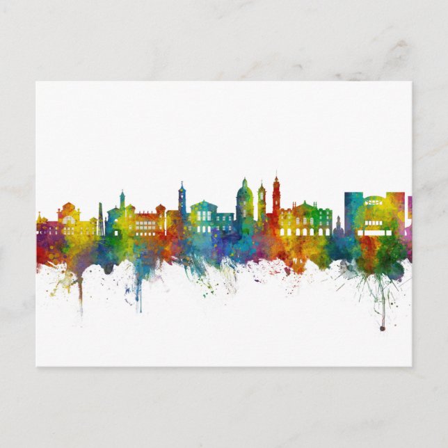Nice France Skyline Postcard (Front)