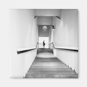 Nice France, Staircase Museum of Modern Art Magnet