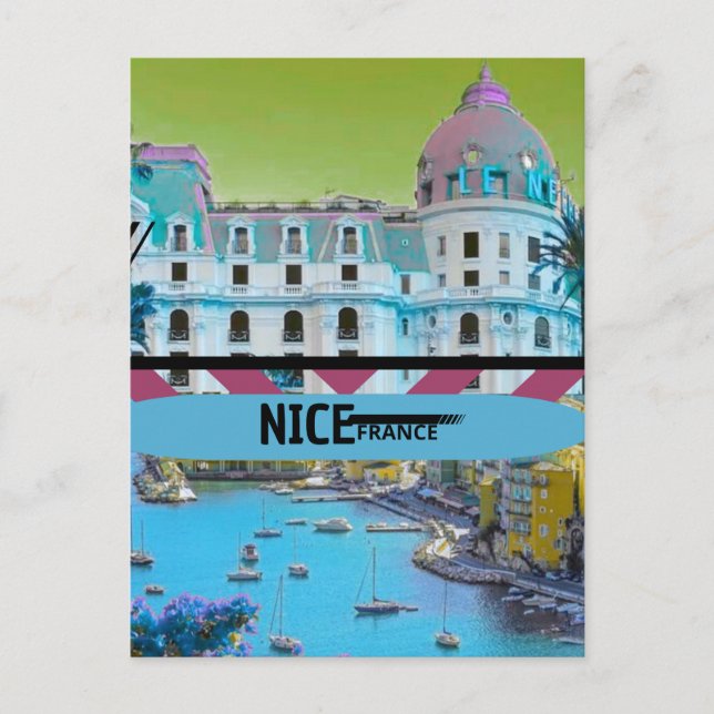 Nice France Travel Postcard, Nice Postcard, Nice F Postcard (Front)