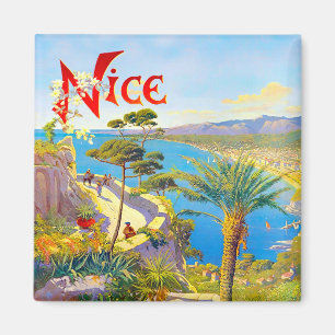 Nice France vintage travel Magnet