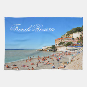 Nice. French Riviera Tea Towel