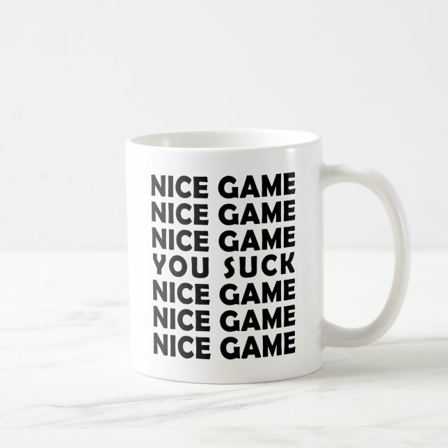 Nice Game Funny Mug (Right)