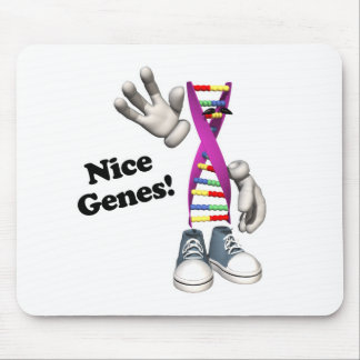 Nice Genes Funny DNA Strip Character Mouse Pad