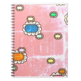 nice girls nice flowers  notebook