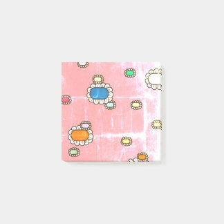 nice girls nice flowers  post-it notes