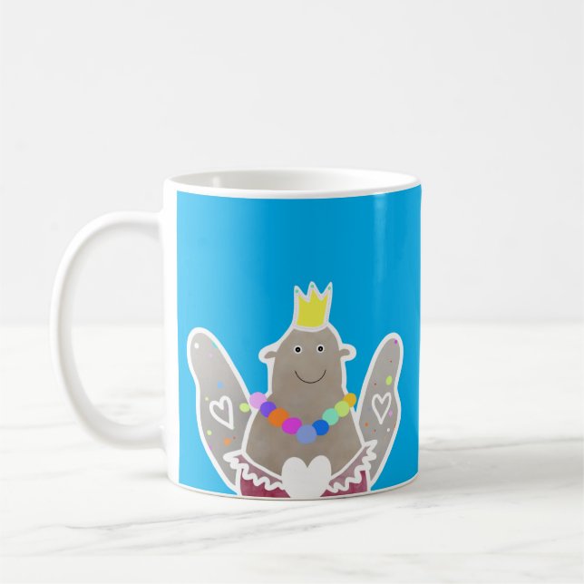 Nice gown and a crown  coffee mug (Left)