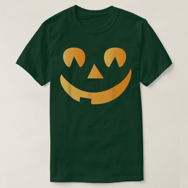 Nice Halloween JackOLantern Pumpkin  T-Shirt (Design Front)