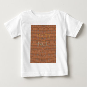 Nice Happy Kenya Red  Zebra Hakuna Matata motif De Baby T-Shirt