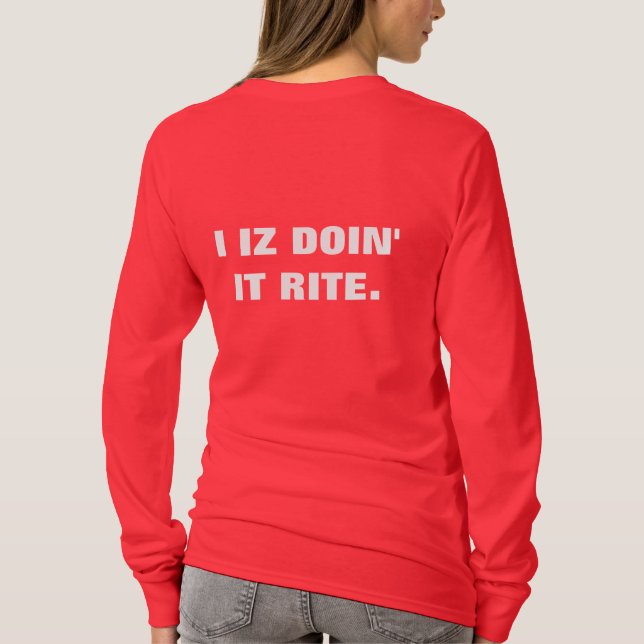 Nice Holiday KittehT T-Shirt (Back)