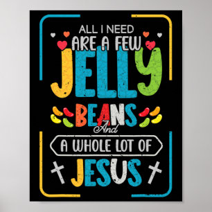 Nice Jesus Teen Fun Christian Jelly Bean Candy Lov Poster
