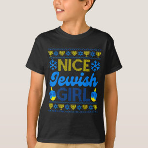 Nice Jewish Girl Ugly Happy Hanukkah Sweater Chanu