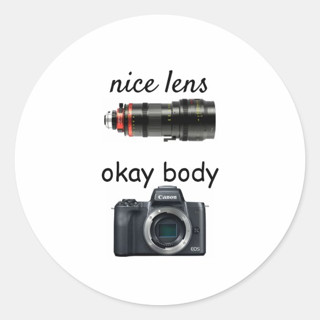 nice lens, okay body sticker (Front)