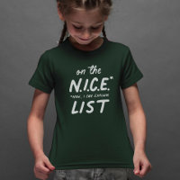 Nice list cute funny Christmas kids'