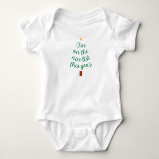Nice List One-Piece Baby Bodysuit