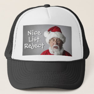 Nice List Reject Christmas Santa Trucker Hat