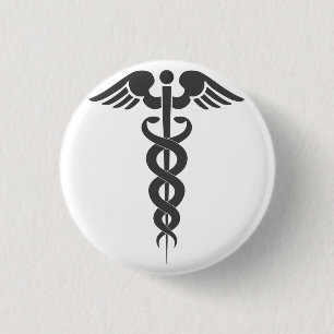 Nice medical 3 cm round badge