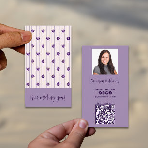 Nice Meeting You! Connect With Us! Social Business Card