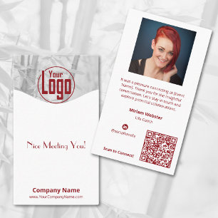 Nice Meeting You - Life Coach Company Business Card