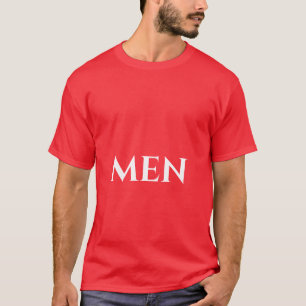 Nice Men Text Red Colour Handsome and Cool T-Shirt