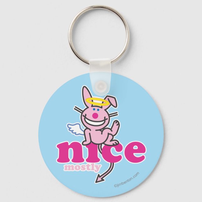 Nice Mostly Key Ring (Front)