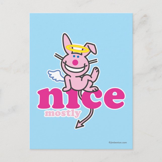 Nice Mostly Postcard (Front)