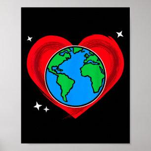 Nice Mother Earth Planet Environmental Protection Poster
