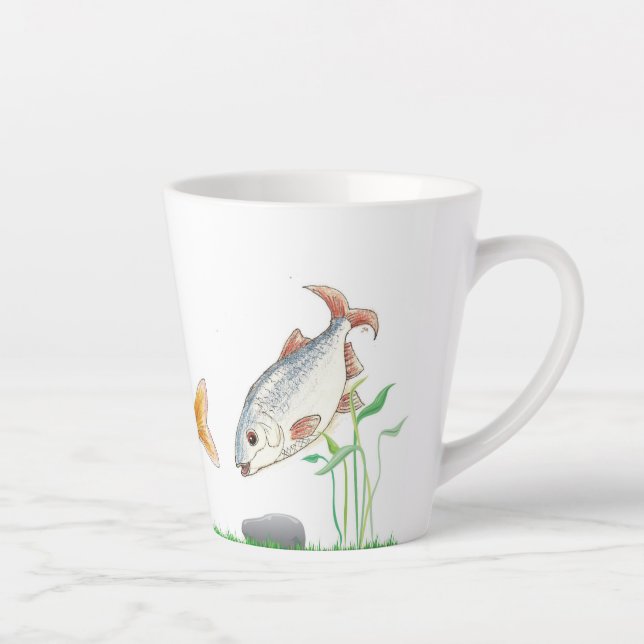 Nice mug with fresh water fish (Right)