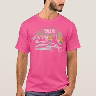 Nice 'N Cool Rollin With My Homies Roller Skating T-Shirt