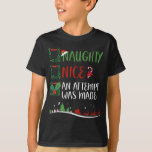 Nice Naughty AN ATTEMPT WAS MADE Christmas Santa H T-Shirt<br><div class="desc">Nice Naughty AN ATTEMPT WAS MADE Christmas Santa Hat</div>