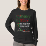 Nice Naughty AN ATTEMPT WAS MADE Christmas Santa H T-Shirt<br><div class="desc">Nice Naughty AN ATTEMPT WAS MADE Christmas Santa Hat</div>