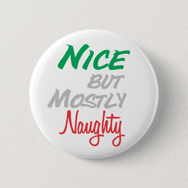 Nice & Naughty Button (Front)