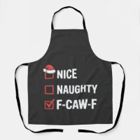 Nice Naughty F-Caw-F Funny Santa Naughty