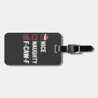 Nice Naughty F-Caw-F Funny Santa Naughty 