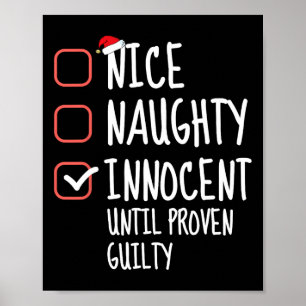 Nice Naughty Innocent Until Proven Guilty Family C Poster