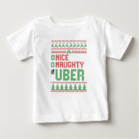 Nice Naughty Uber Funny Christmas Matching Gift