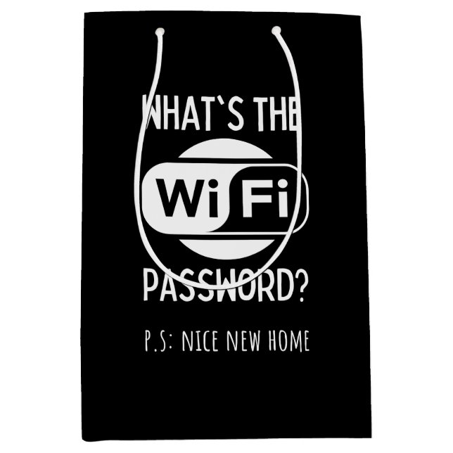 nice new home medium gift bag (Front)