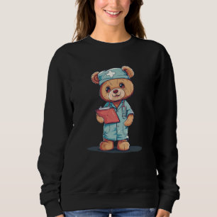 Nice Nurse Doctor Costume for Physician and Teddy Sweatshirt