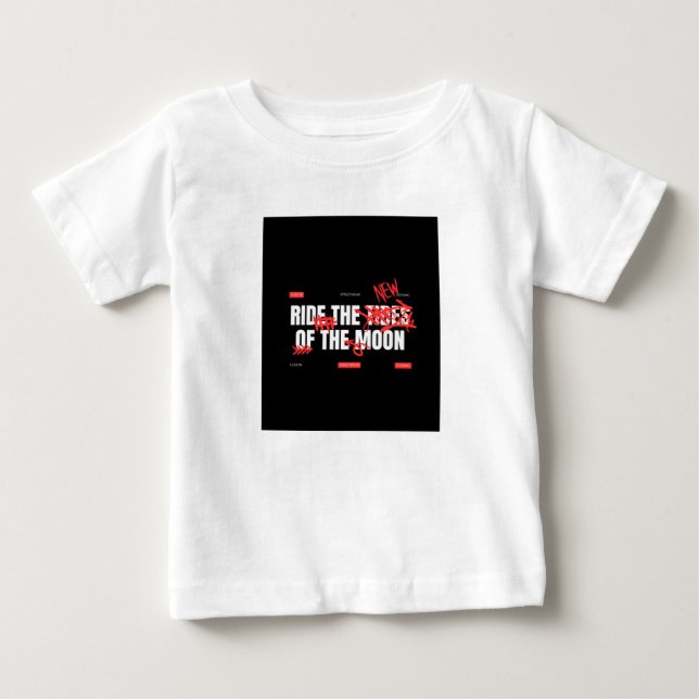 Nice of the moon  baby T-Shirt (Front)