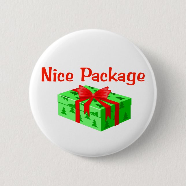 Nice Package 6 Cm Round Badge (Front)